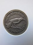 Монета Новая Зеландия 6 пенсов 1934 серебро
