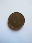 Монета Нидерланды 1 цент 1967