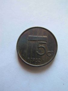 Нидерланды 5 центов 1982