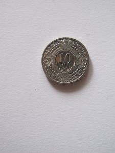 Монета Нидерландские Антильские острова 10 центов 2010