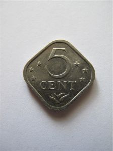 Нидерландские Антильские острова 5 центов 1975