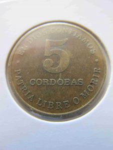 Никарагуа 5 кордоба 1987