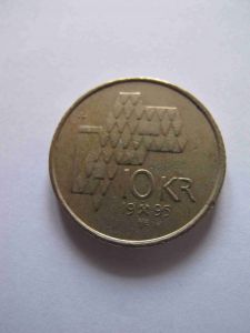 Норвегия 10 крон 1995