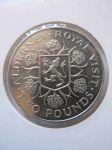 Монета Олдерни 2 фунта 1989 Королевский визит