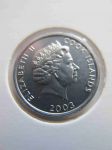 Монета Острова Кука 1 цент 2003 Джеймс Кук