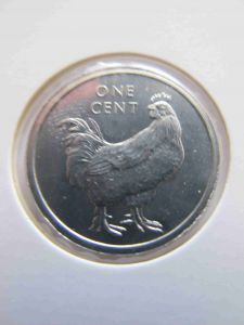 Острова Кука 1 цент 2003 петух