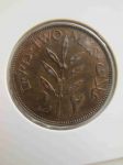 Монета Палестина 2 мил 1942 unc