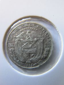 Панама 1/10 бальбоа 1953 серебро