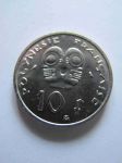 Монета Французская Полинезия 10 франков 1967