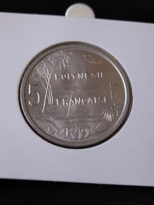 Французская Полинезия 5 франков 1965