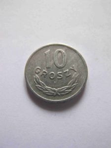 Польша 10 грошей 1967