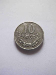 Польша 10 грошей 1977