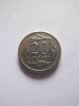Монета Польша 20 грошей 1990