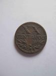 Монета Португалия 20 сентаво 1943