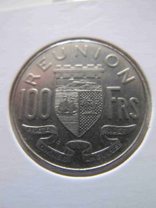 Реюньон 100 франков 1964