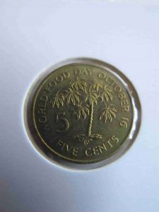 Сейшелы 5 центов 1981