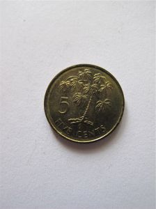 Сейшелы 5 центов 1982