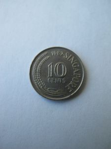 Сингапур 10 центов 1982