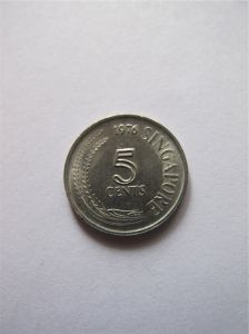 Сингапур 5 центов 1976