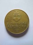 Монета Словакия 1 крона 1993
