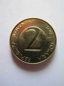 Словения 2 толара 1998