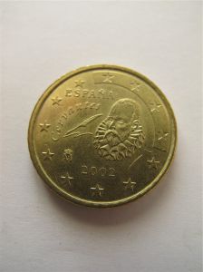 Испания 50 евроцентов 2002