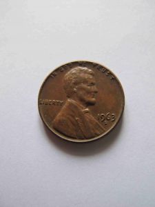 США 1 цент 1963 D