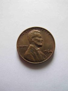 США 1 цент 1964