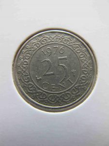 Суринам 25 центов 1976
