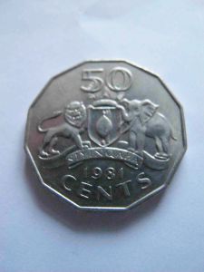 Свазиленд 50 центов 1981