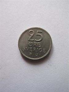 Швеция 25 эре 1970