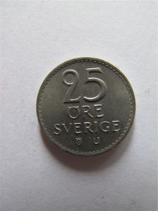 Швеция 25 эре 1971