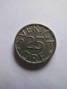 Швеция 25 эре 1978