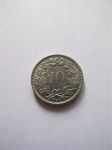 Монета Швейцария 10 раппенов 1968