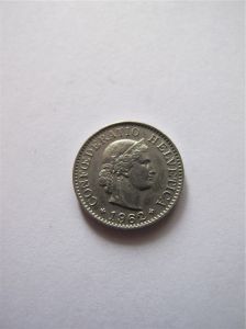 Швейцария 5 раппенов 1962