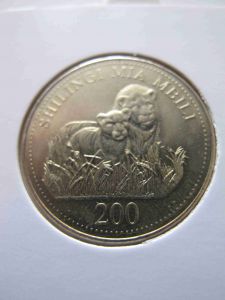 Танзания 200 шиллингов 1998
