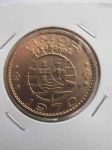 Монета Португальский Тимор 1 эскудо 1970