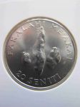 Монета Тонга 20 сенити 2002