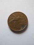 Монета Тринидад и Тобаго 1 цент 1978