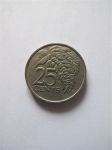 Монета Тринидад и Тобаго 25 центов 1977
