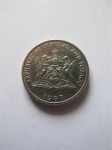 Монета Тринидад и Тобаго 25 центов 1997