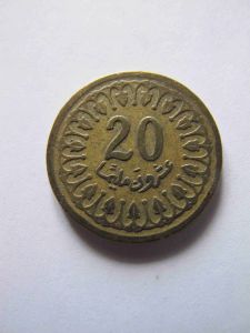 Тунис 20 миллимов 1960