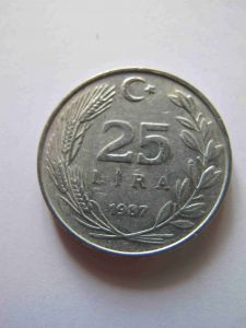 Турция 25 лир 1987