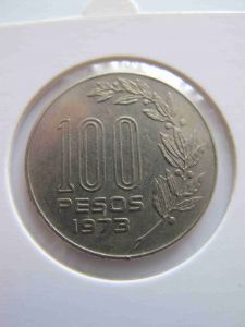 Уругвай 100 песо 1973