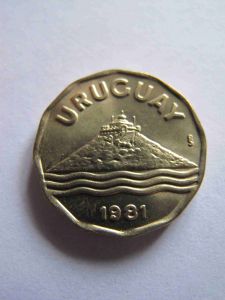 Уругвай 20 сентимо 1981