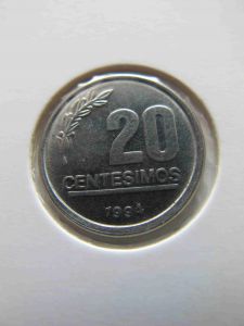 Уругвай 20 сентимо 1994