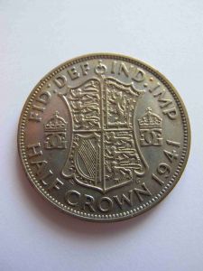 Великобритания 1/2 кроны 1941 ГЕОРГ VI