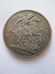 Монета Великобритания 1 крона 1889 серебро