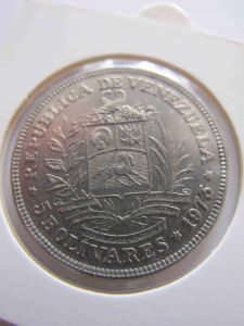 Венесуэла 5 боливар 1973