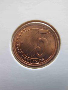Венесуэла 5 сентимо 2007